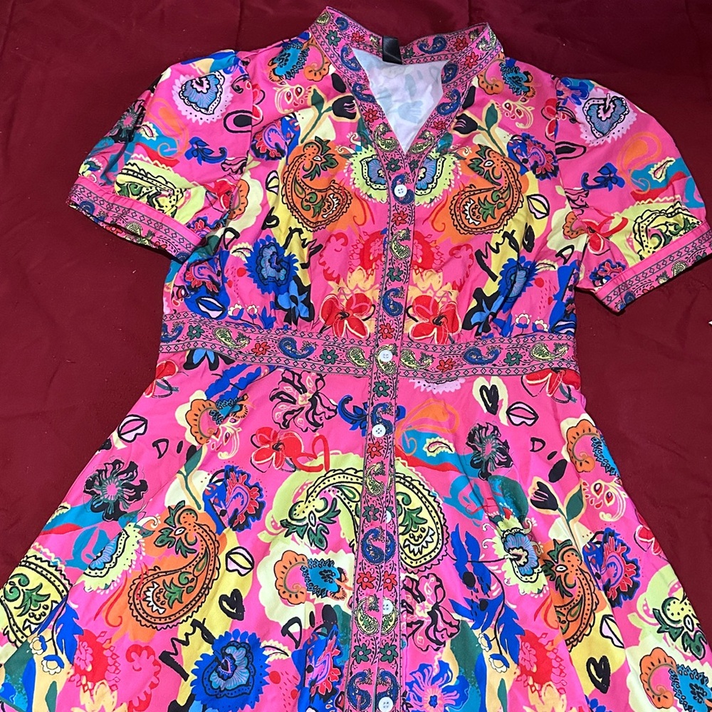 SHEIN Multicolor Paisley Dress